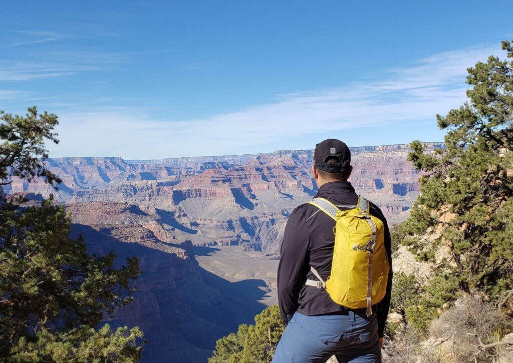 Adult Oscar overseeing the Grand Canyon 2019